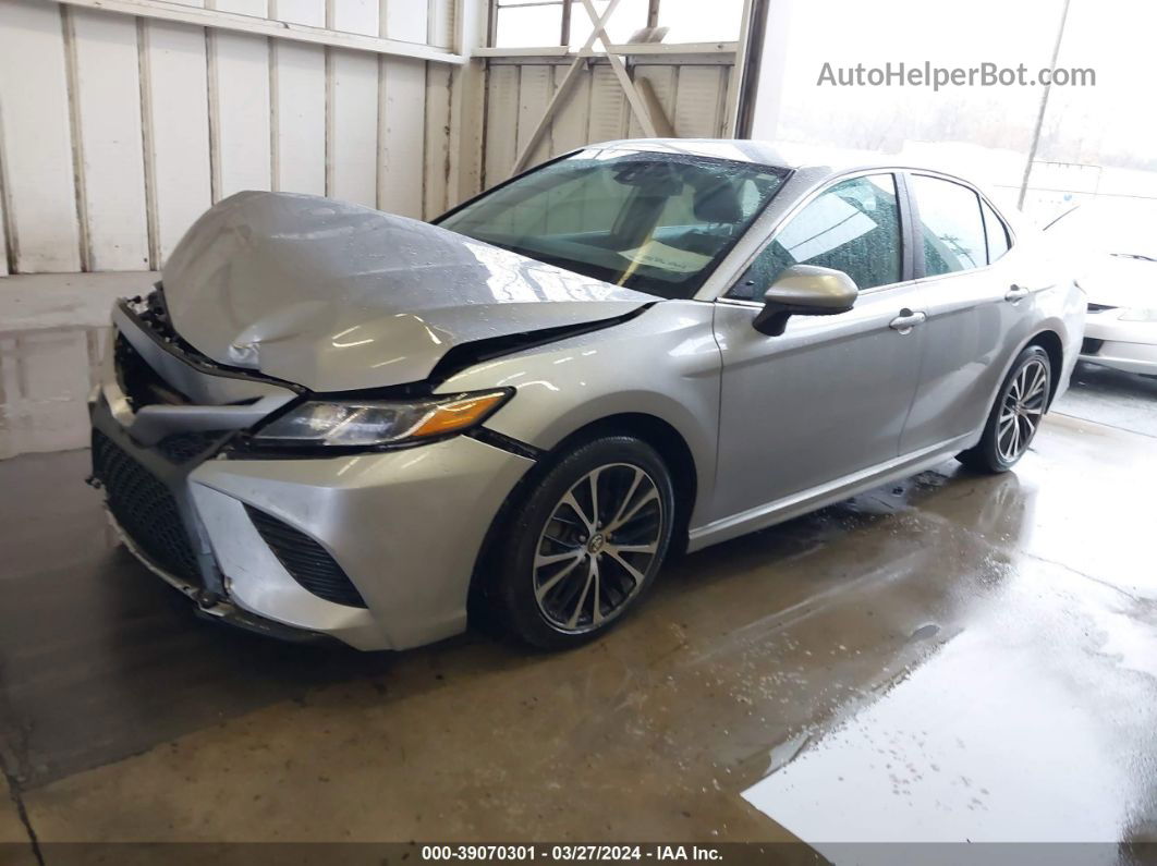 2019 Toyota Camry Se Silver vin: 4T1B11HK9KU688816