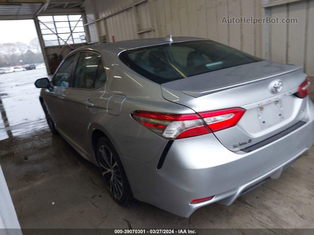 2019 Toyota Camry Se Silver vin: 4T1B11HK9KU688816