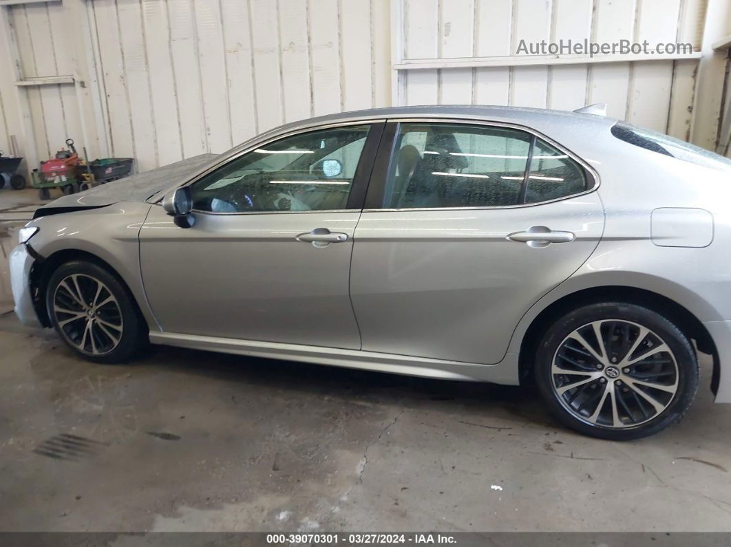 2019 Toyota Camry Se Silver vin: 4T1B11HK9KU688816