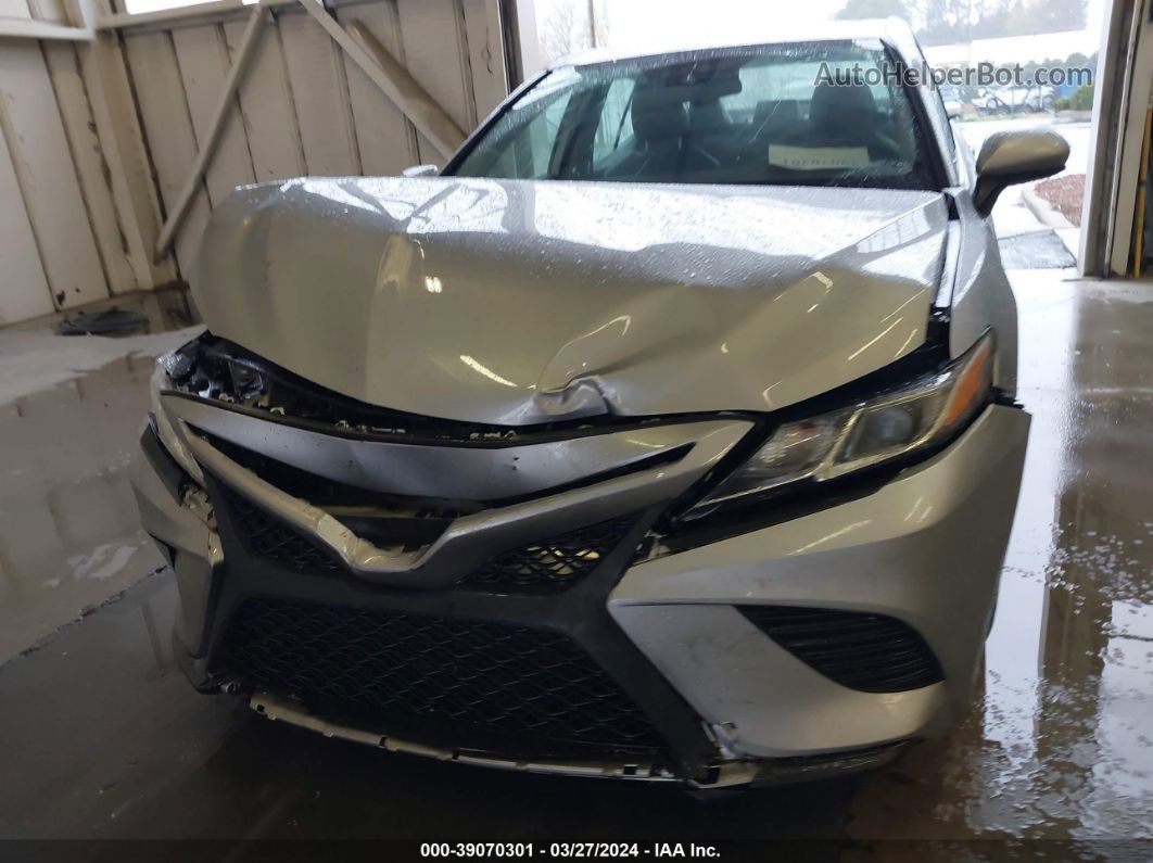 2019 Toyota Camry Se Silver vin: 4T1B11HK9KU688816