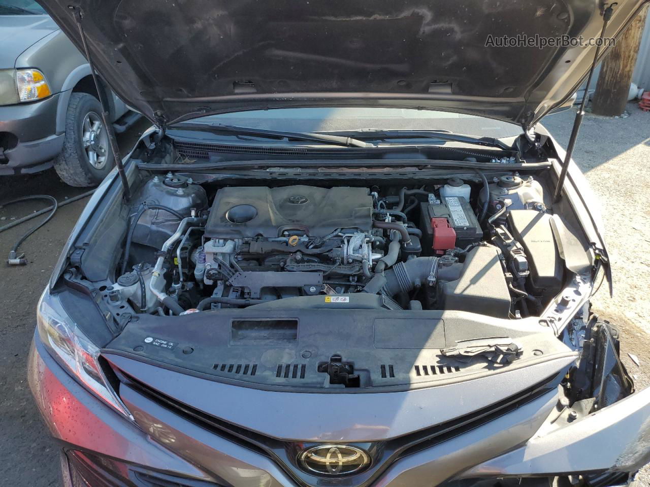 2019 Toyota Camry L Угольный vin: 4T1B11HK9KU720423