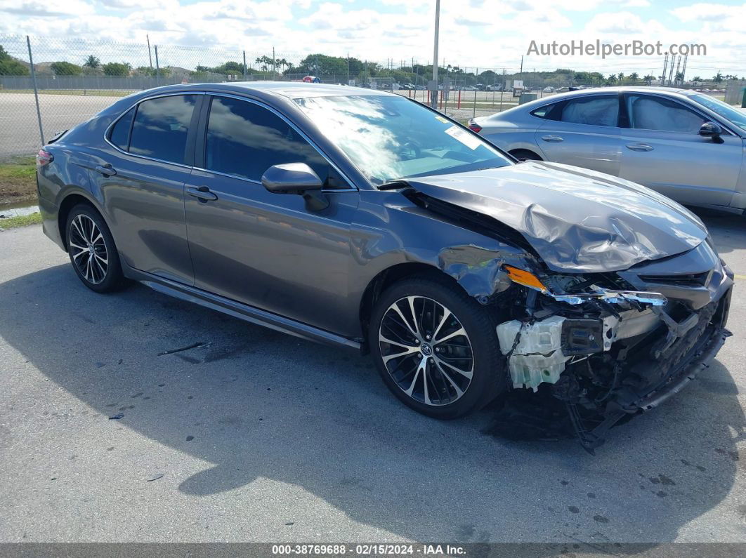 2019 Toyota Camry Se Серый vin: 4T1B11HK9KU725752