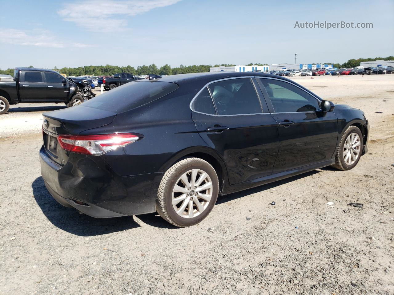 2019 Toyota Camry L Black vin: 4T1B11HK9KU728117