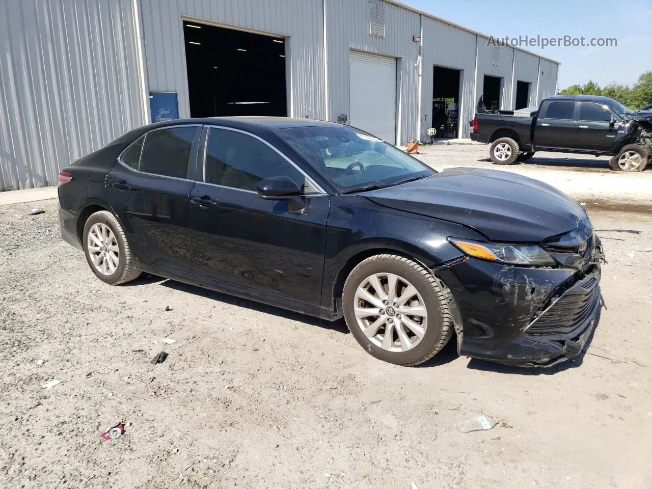 2019 Toyota Camry L Black vin: 4T1B11HK9KU728117