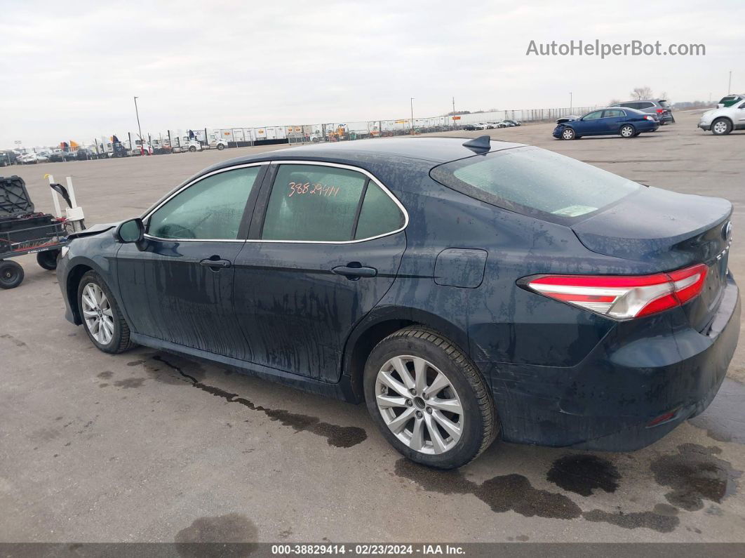 2019 Toyota Camry Le Синий vin: 4T1B11HK9KU739599