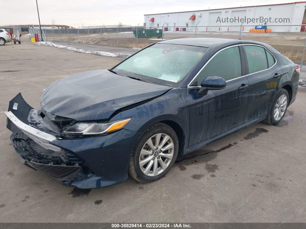 2019 Toyota Camry Le Синий vin: 4T1B11HK9KU739599