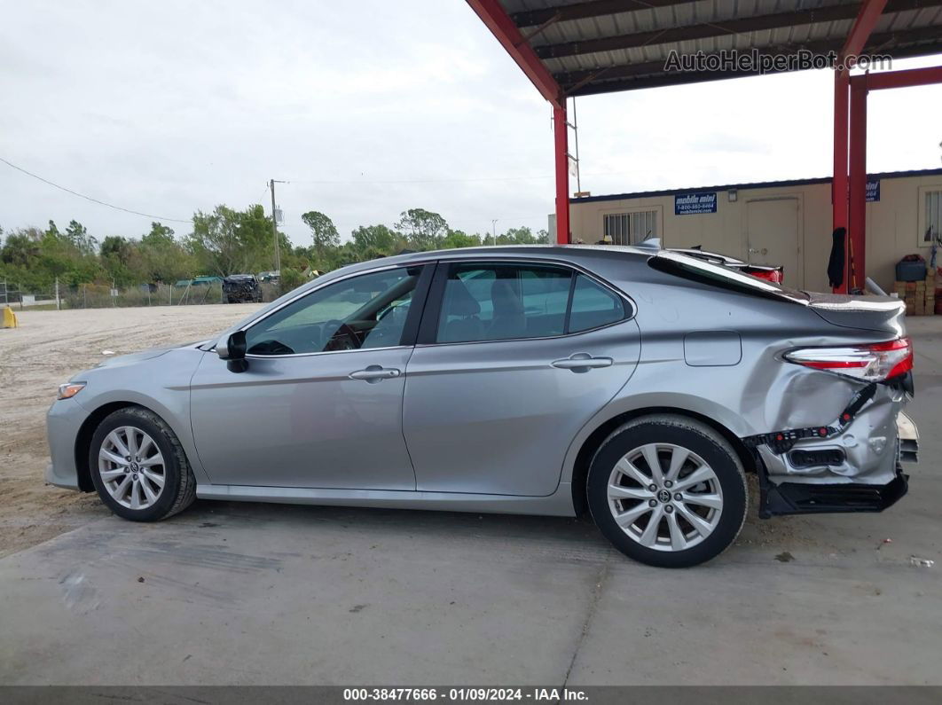 2019 Toyota Camry Le Silver vin: 4T1B11HK9KU776670