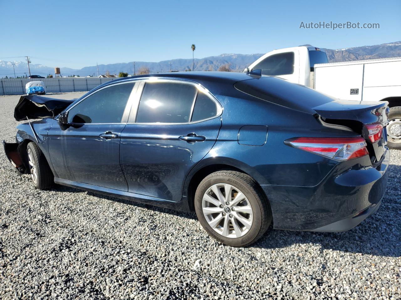 2019 Toyota Camry L Blue vin: 4T1B11HK9KU776958