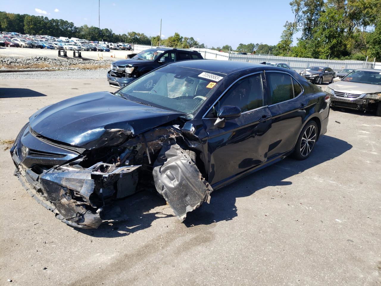 2019 Toyota Camry L Blue vin: 4T1B11HK9KU781058