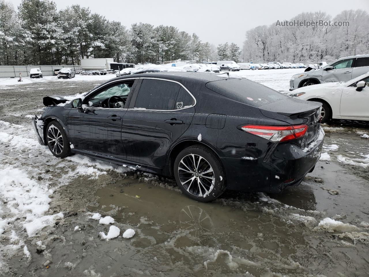 2019 Toyota Camry L Black vin: 4T1B11HK9KU796451