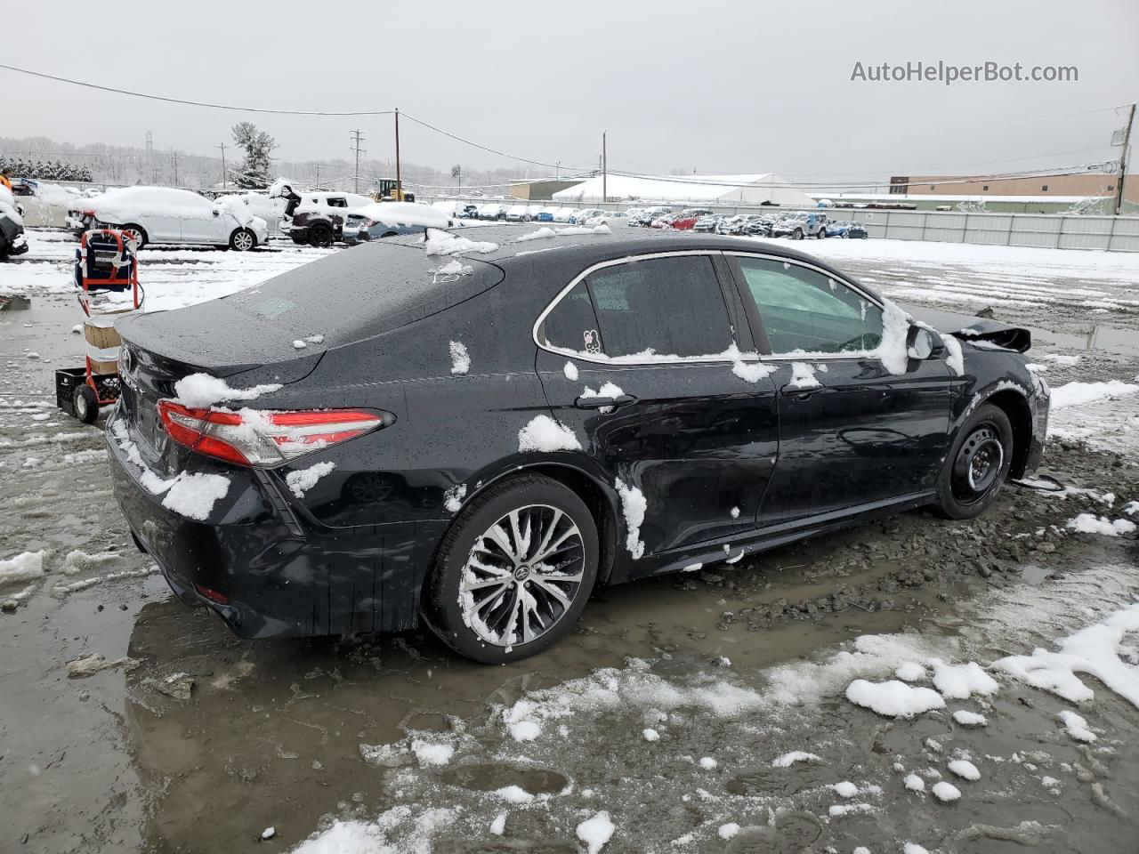 2019 Toyota Camry L Black vin: 4T1B11HK9KU796451