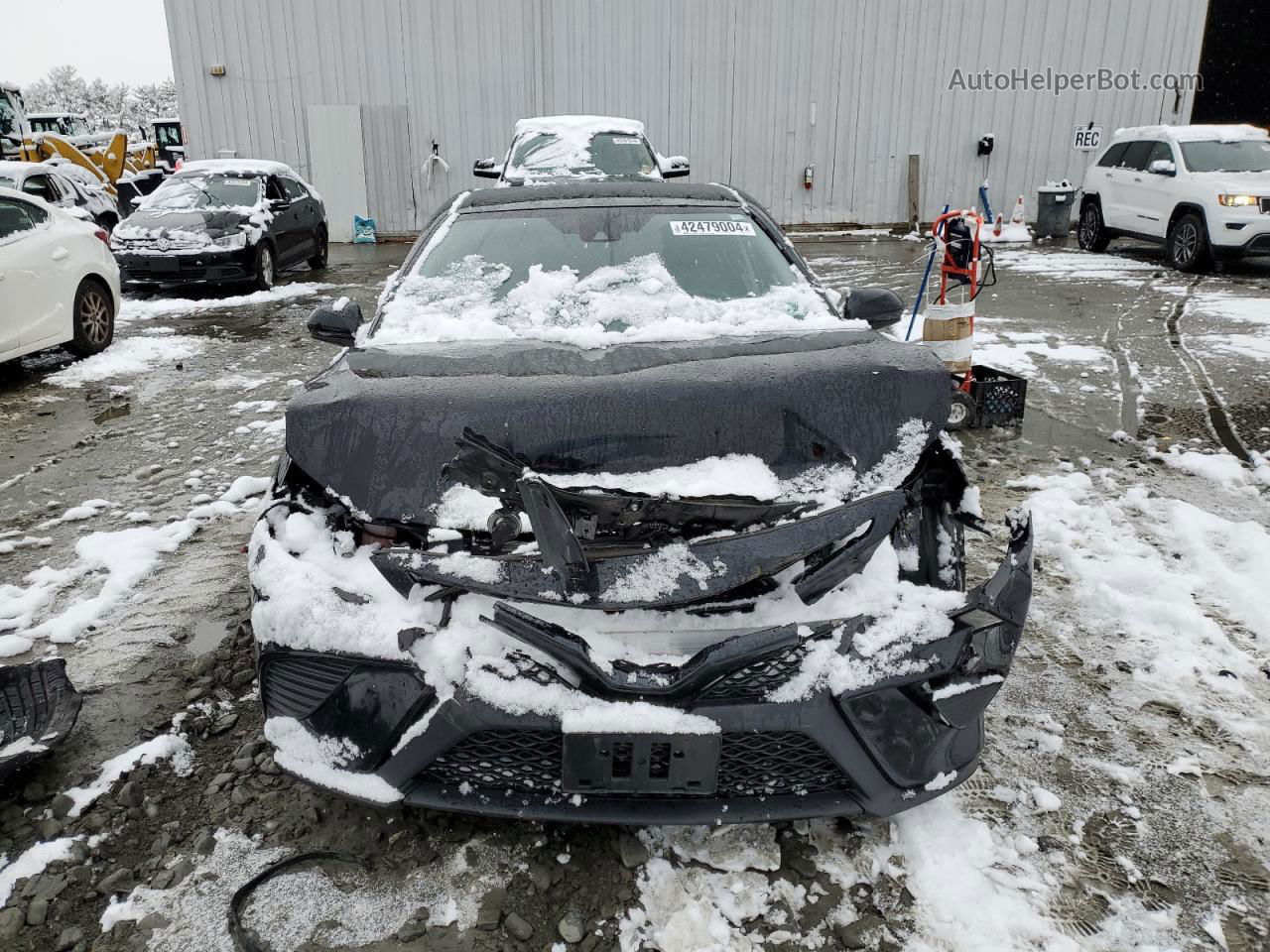 2019 Toyota Camry L Black vin: 4T1B11HK9KU796451