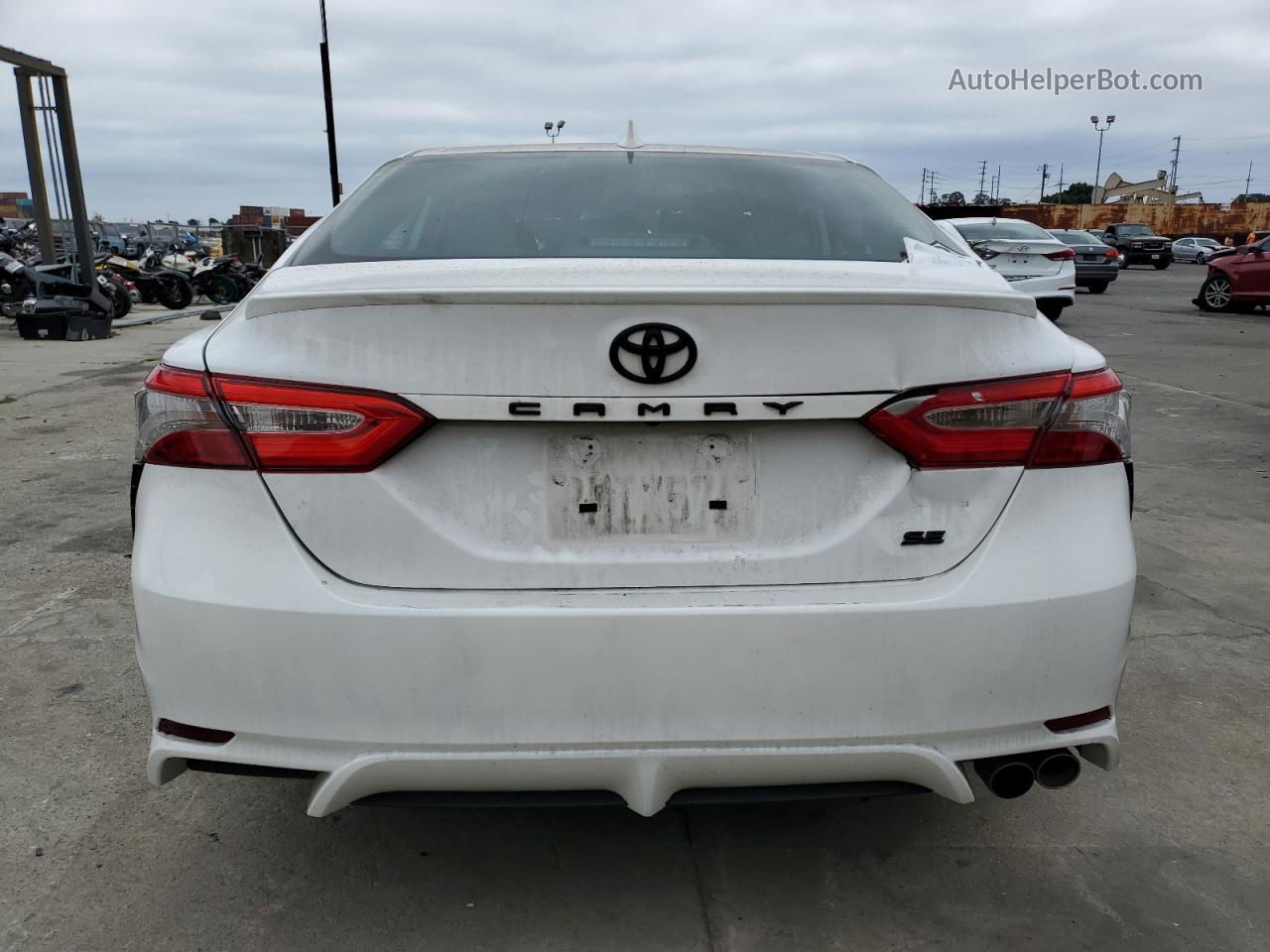 2019 Toyota Camry L Белый vin: 4T1B11HK9KU810591