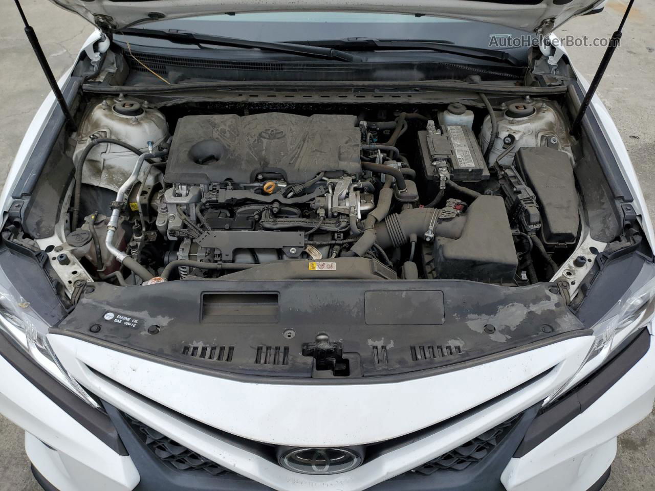 2019 Toyota Camry L Белый vin: 4T1B11HK9KU810591