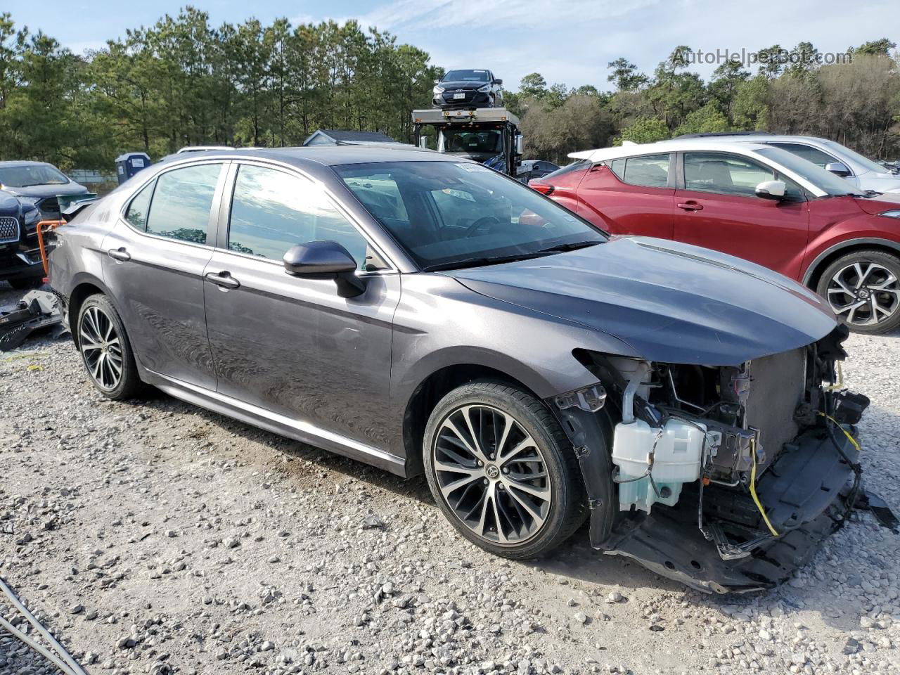 2019 Toyota Camry L Gray vin: 4T1B11HK9KU816598