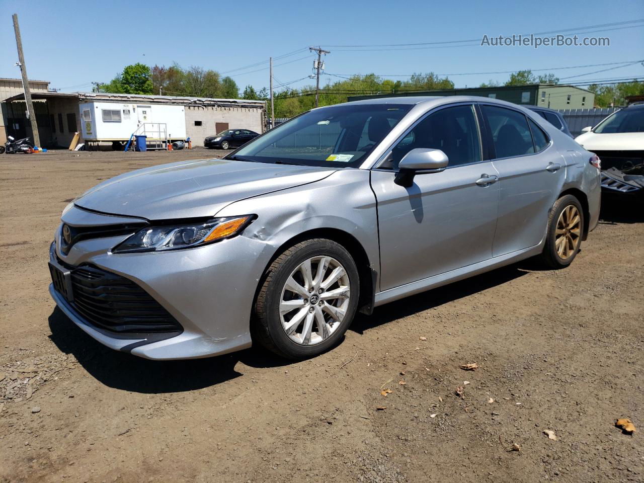 2019 Toyota Camry L Серебряный vin: 4T1B11HK9KU827102