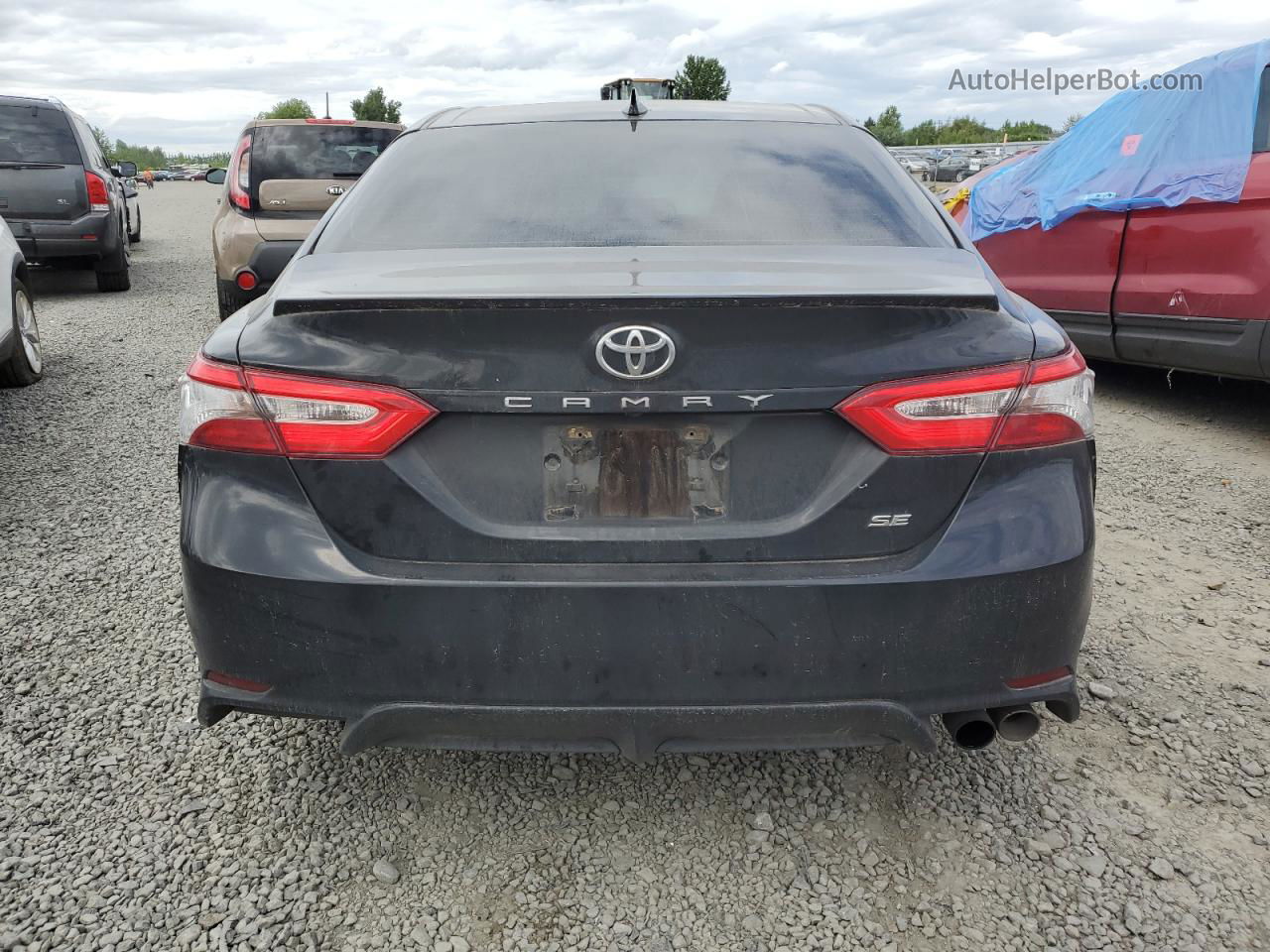 2019 Toyota Camry L Black vin: 4T1B11HK9KU835541