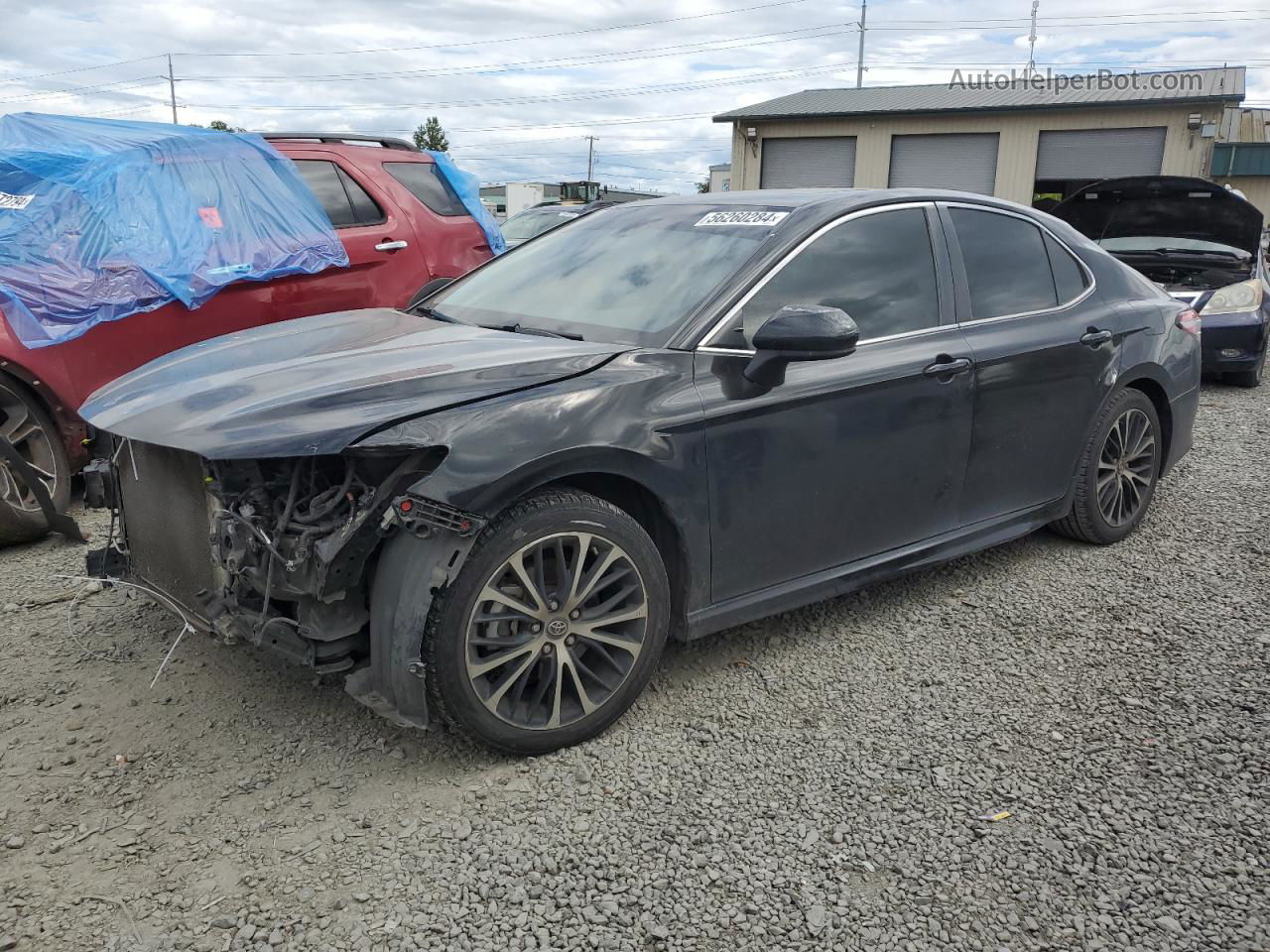 2019 Toyota Camry L Black vin: 4T1B11HK9KU835541