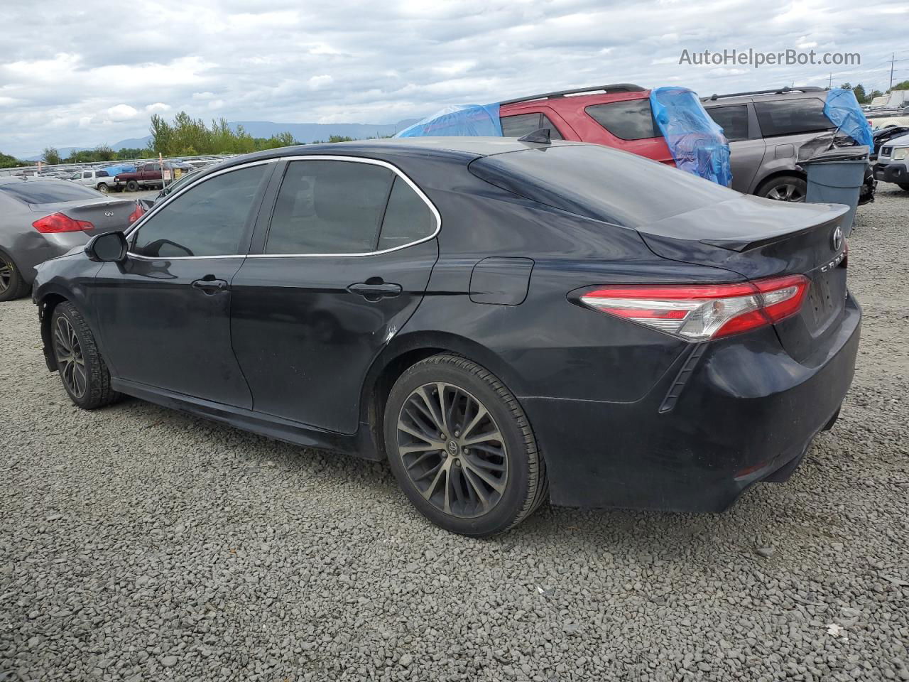 2019 Toyota Camry L Black vin: 4T1B11HK9KU835541