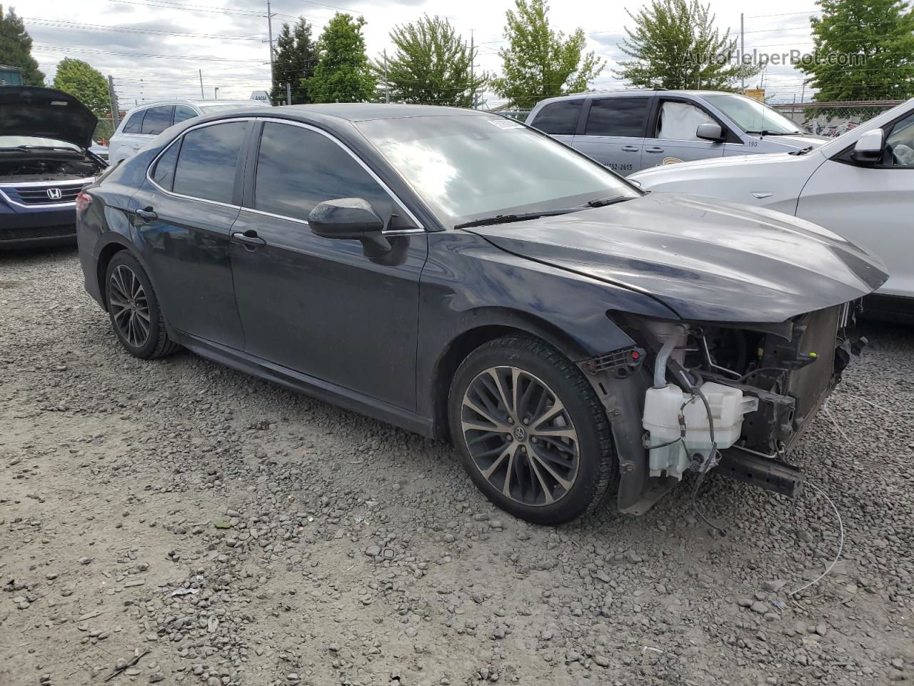 2019 Toyota Camry L Black vin: 4T1B11HK9KU835541