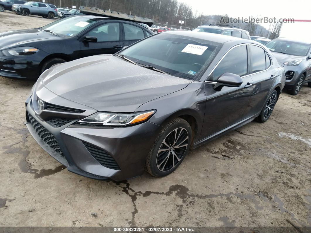 2019 Toyota Camry Se Серый vin: 4T1B11HK9KU856017