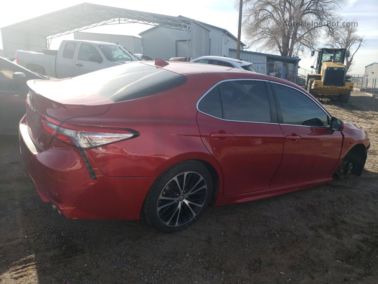 2019 Toyota Camry L Red vin: 4T1B11HKXKU184601