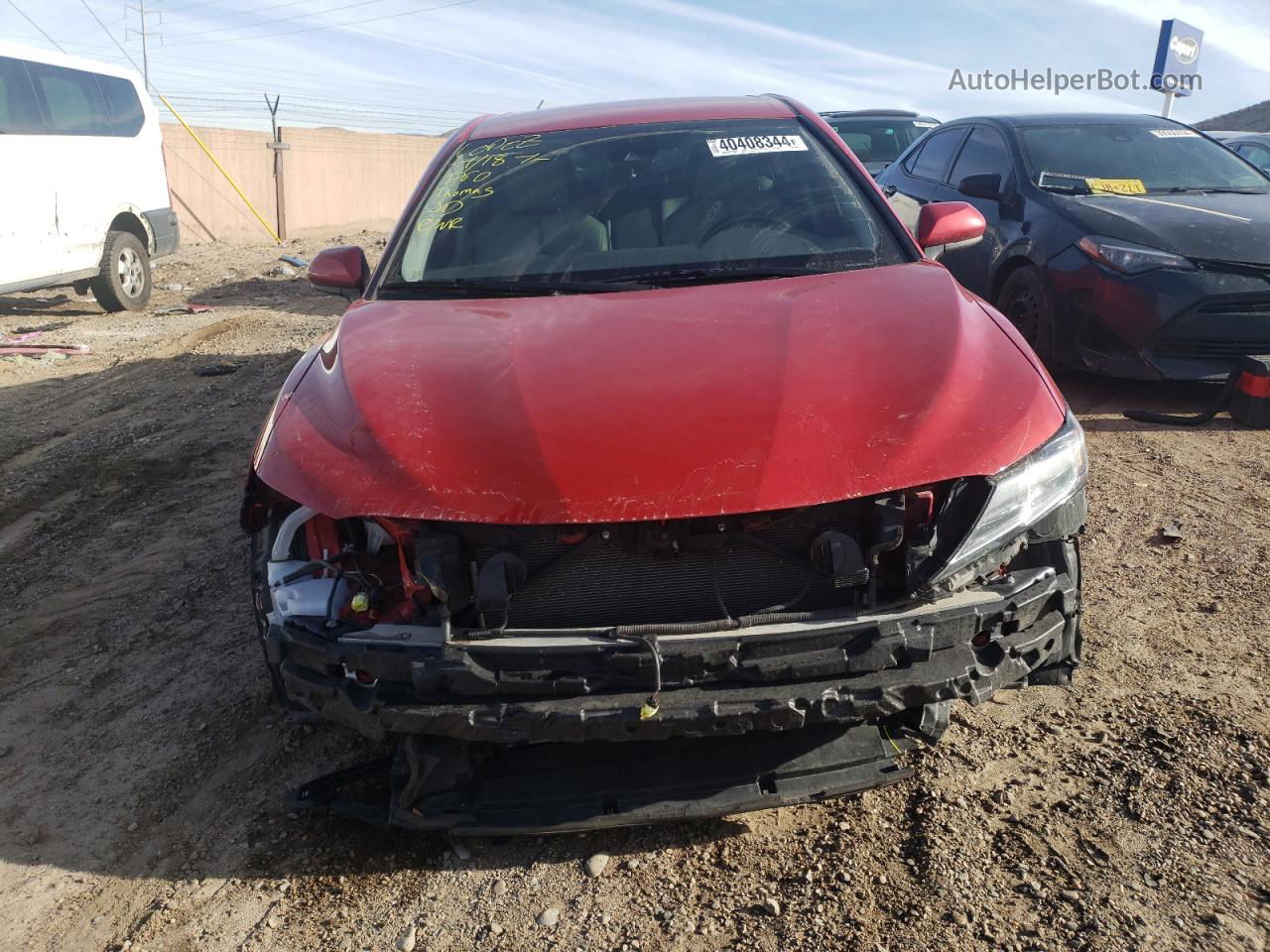 2019 Toyota Camry L Red vin: 4T1B11HKXKU184601