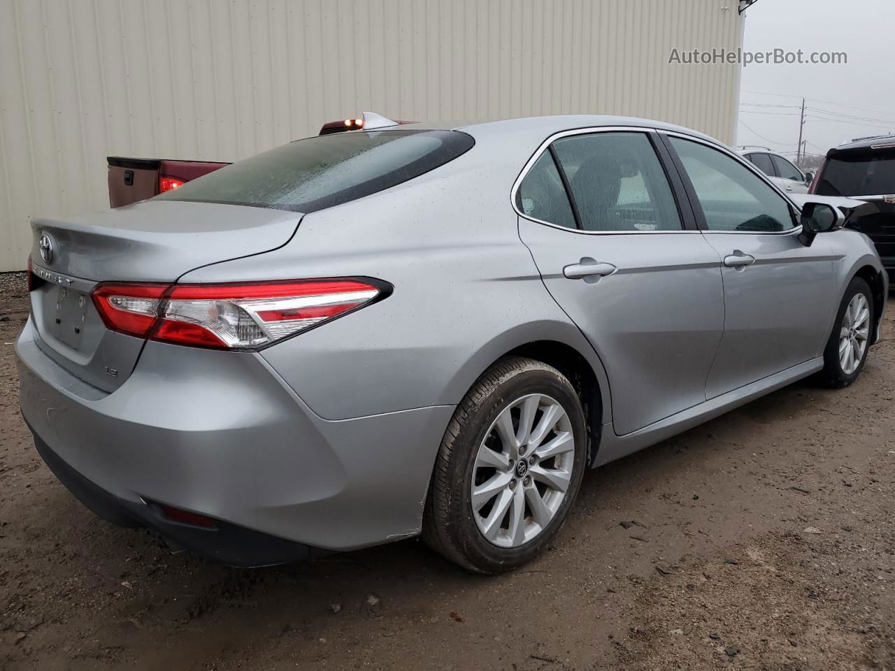 2019 Toyota Camry L Серый vin: 4T1B11HKXKU186347