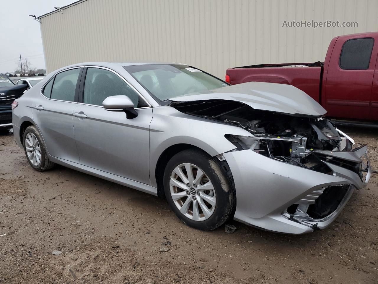 2019 Toyota Camry L Gray vin: 4T1B11HKXKU186347