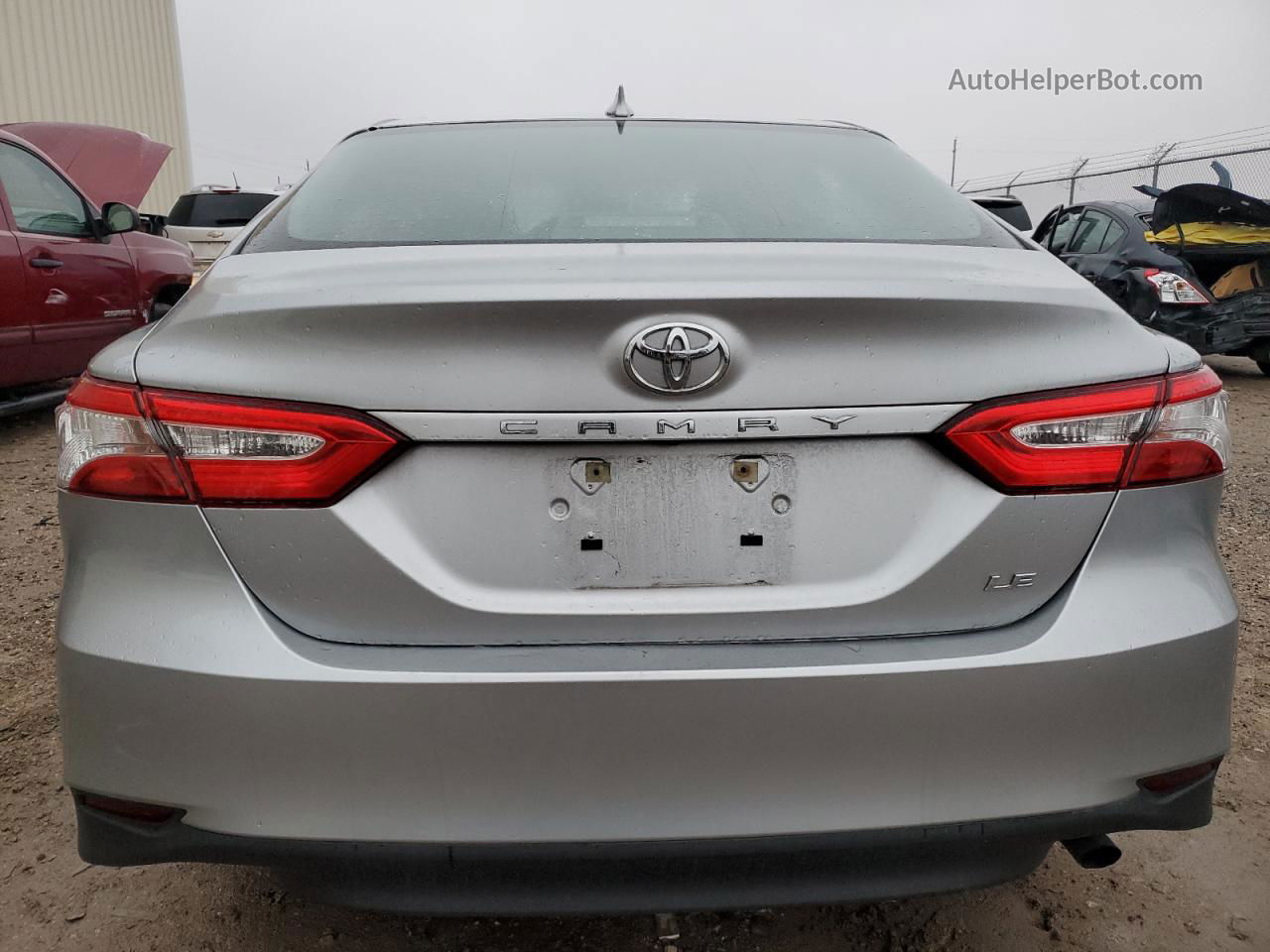 2019 Toyota Camry L Серый vin: 4T1B11HKXKU186347