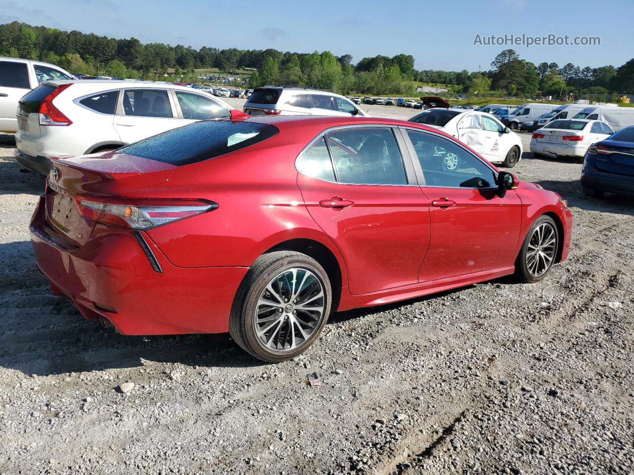 2019 Toyota Camry L Красный vin: 4T1B11HKXKU186834