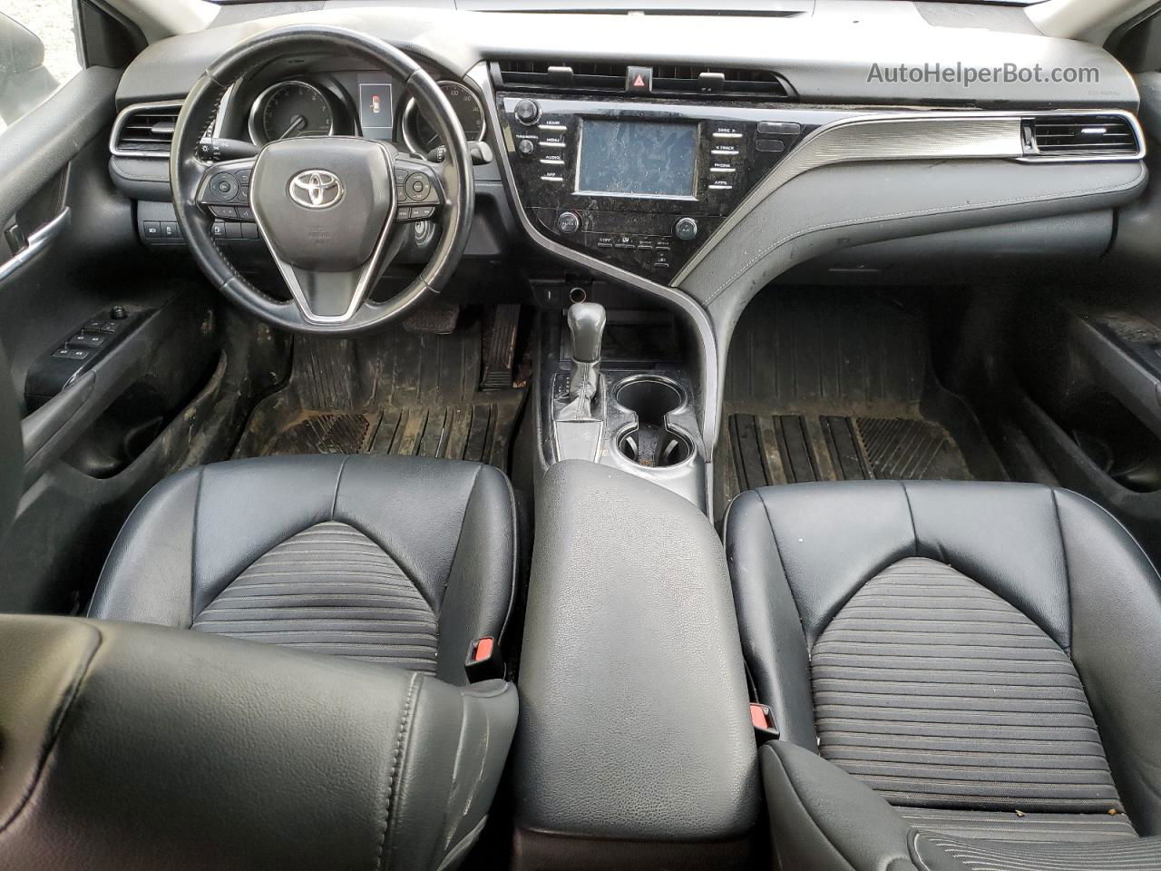 2019 Toyota Camry L Синий vin: 4T1B11HKXKU204670