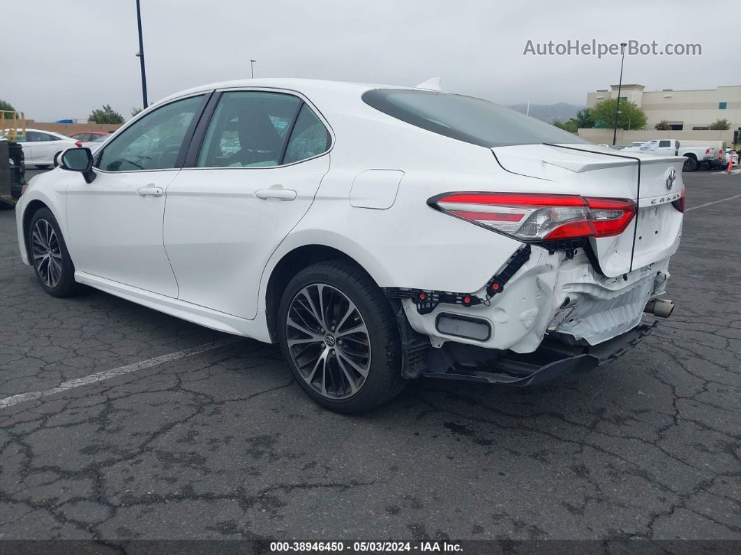 2019 Toyota Camry Se White vin: 4T1B11HKXKU206743