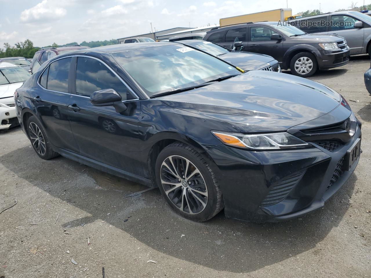 2019 Toyota Camry L Black vin: 4T1B11HKXKU217368