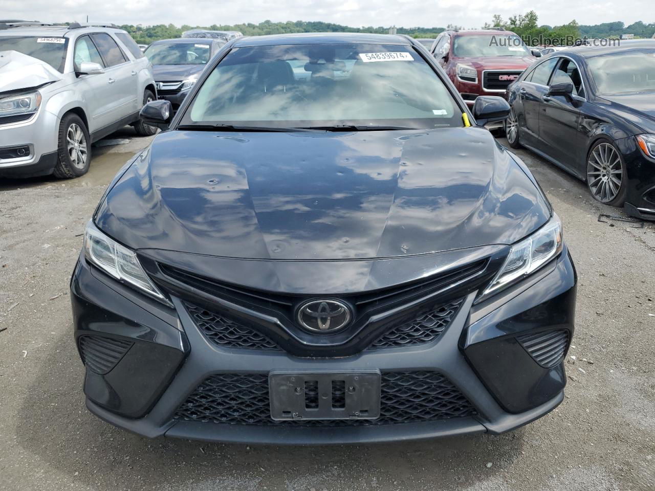 2019 Toyota Camry L Black vin: 4T1B11HKXKU217368