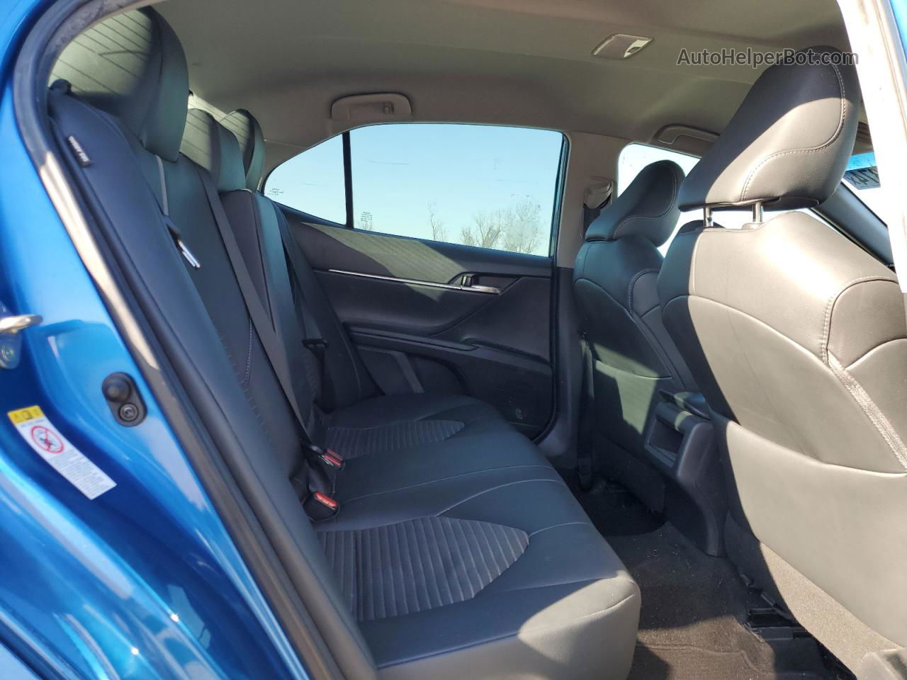 2019 Toyota Camry L Blue vin: 4T1B11HKXKU240374