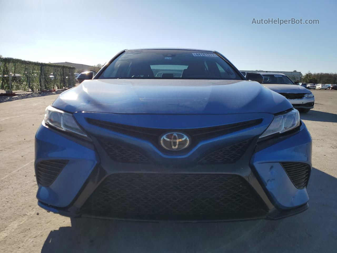 2019 Toyota Camry L Blue vin: 4T1B11HKXKU240374