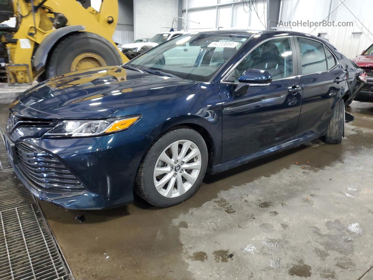 2019 Toyota Camry L Blue vin: 4T1B11HKXKU247941