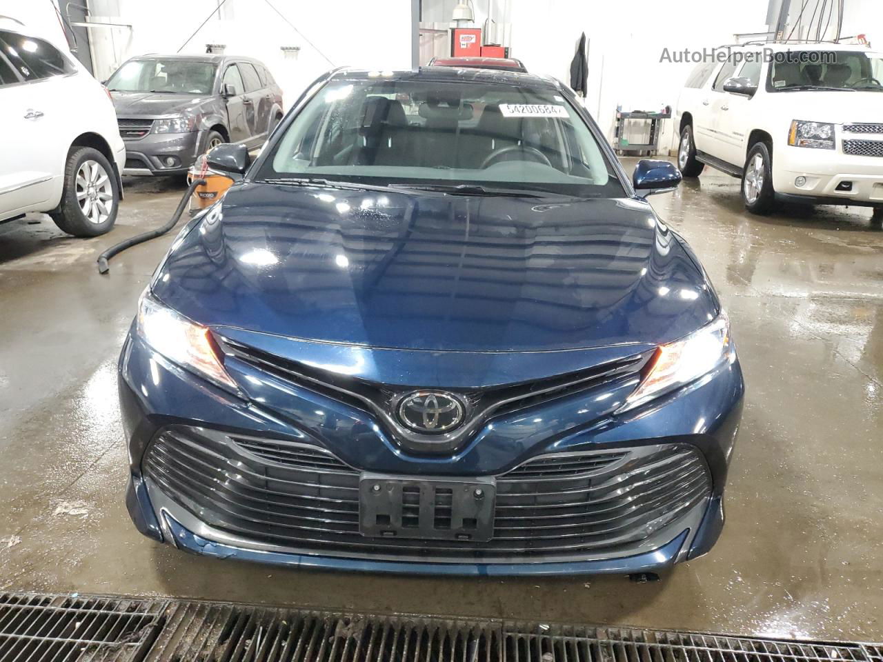 2019 Toyota Camry L Blue vin: 4T1B11HKXKU247941