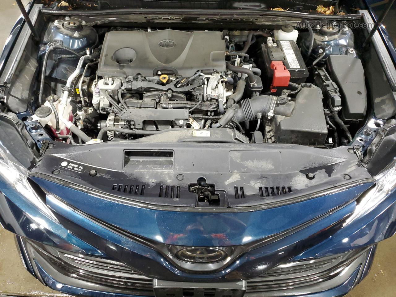2019 Toyota Camry L Blue vin: 4T1B11HKXKU247941