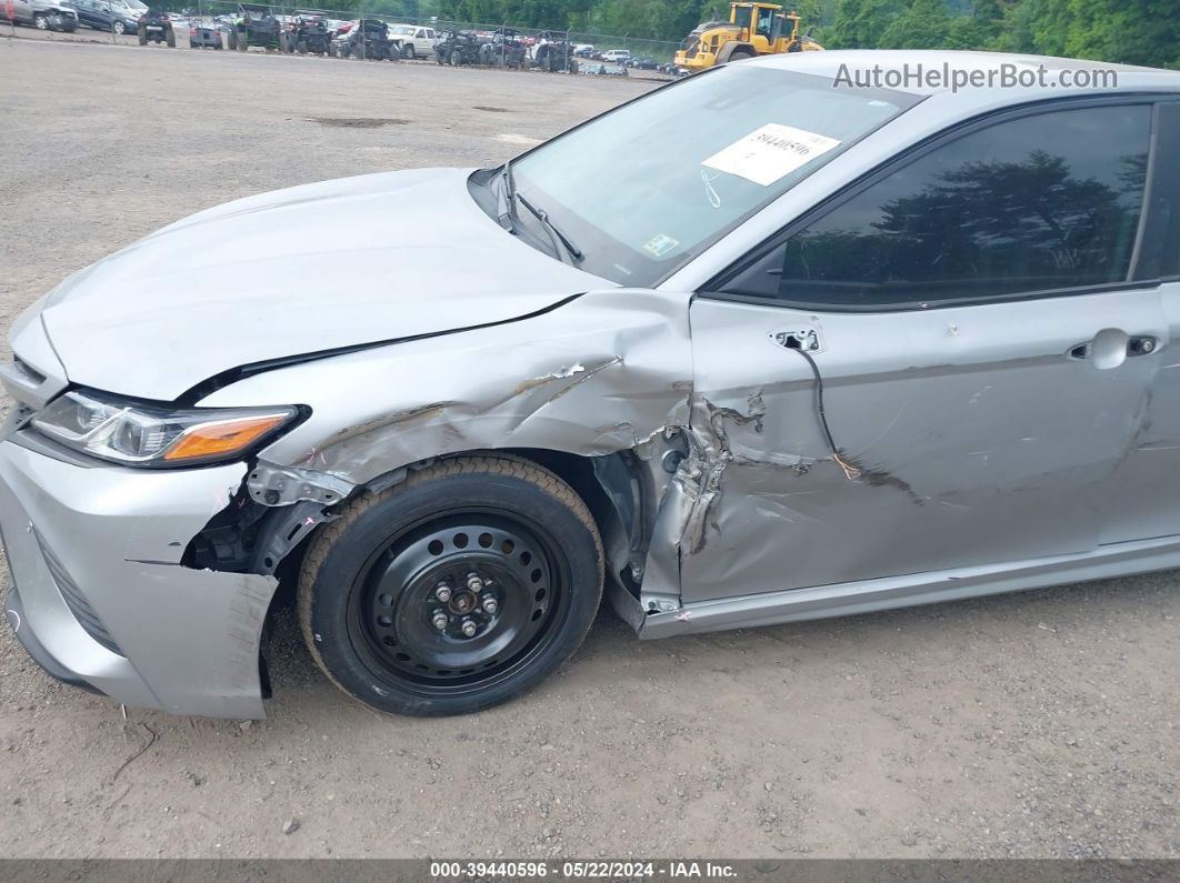 2019 Toyota Camry Se Silver vin: 4T1B11HKXKU250791