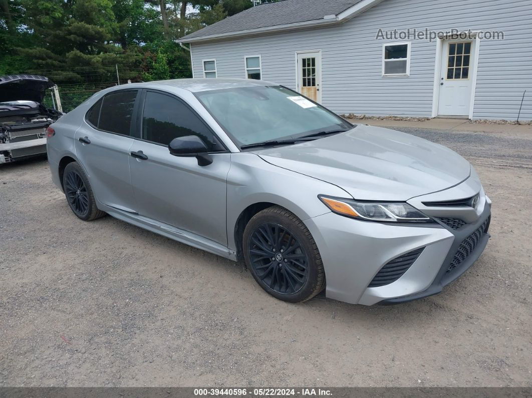 2019 Toyota Camry Se Silver vin: 4T1B11HKXKU250791