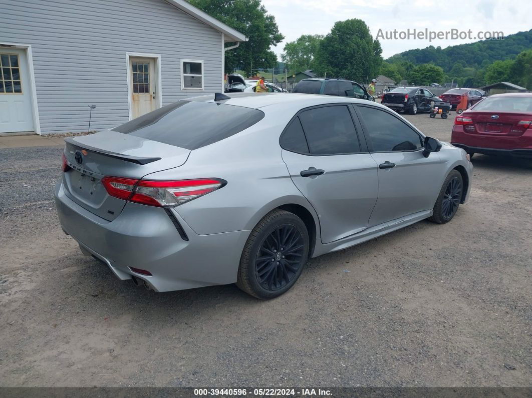 2019 Toyota Camry Se Silver vin: 4T1B11HKXKU250791