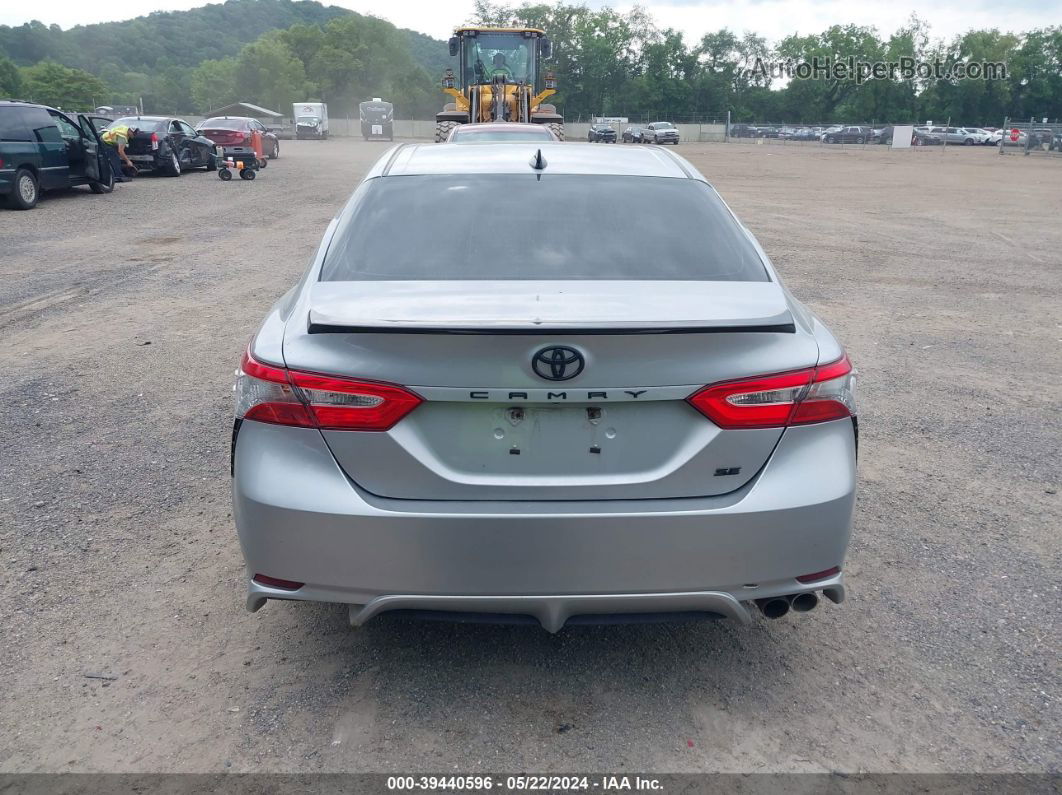 2019 Toyota Camry Se Silver vin: 4T1B11HKXKU250791