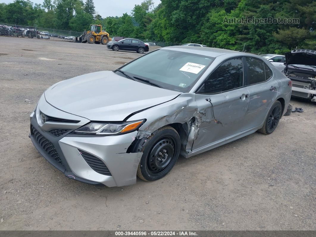 2019 Toyota Camry Se Silver vin: 4T1B11HKXKU250791