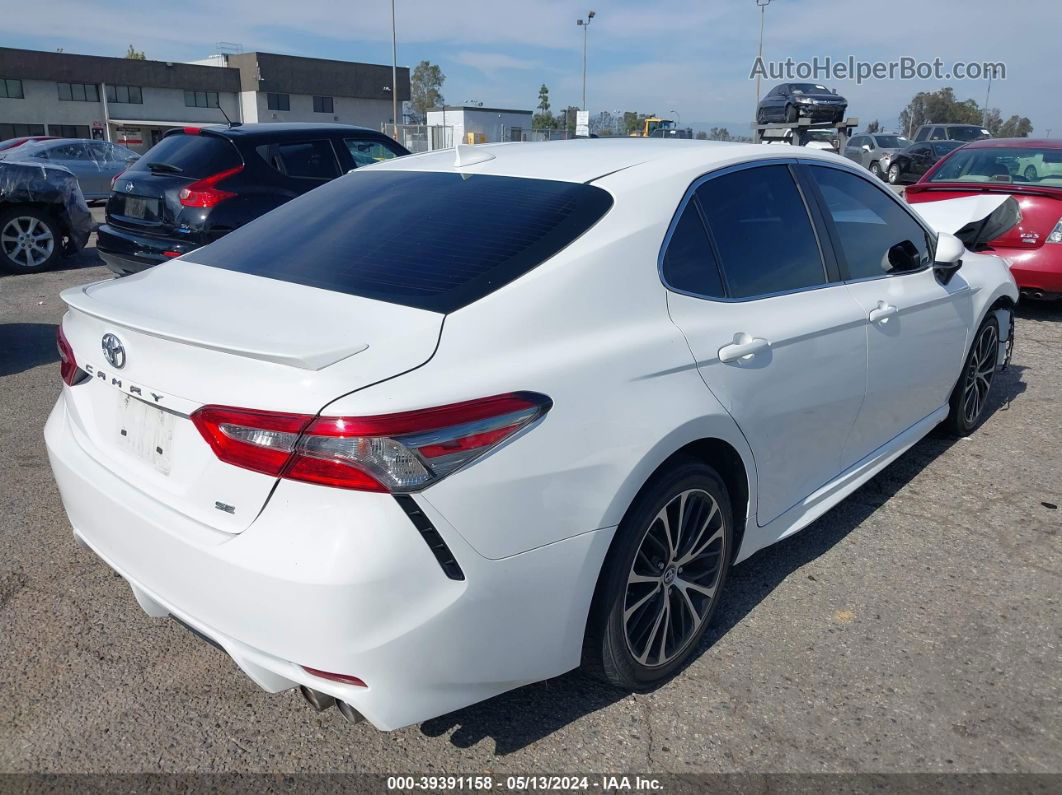 2019 Toyota Camry Se White vin: 4T1B11HKXKU252587