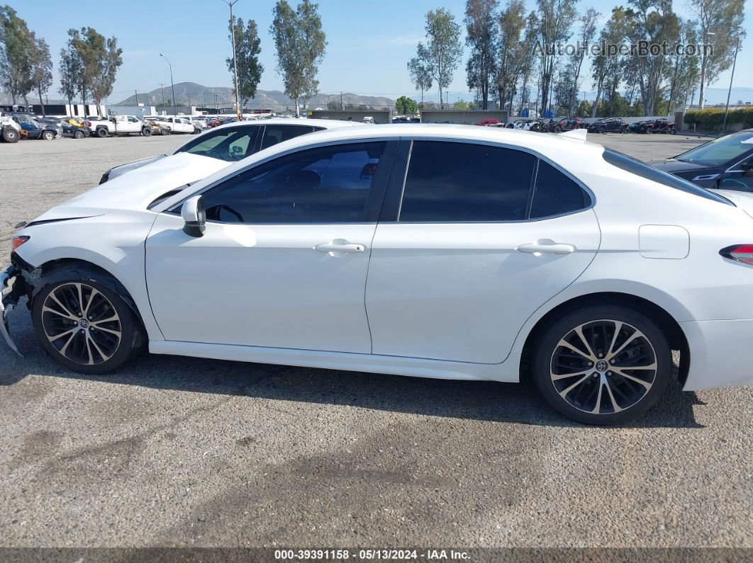 2019 Toyota Camry Se White vin: 4T1B11HKXKU252587