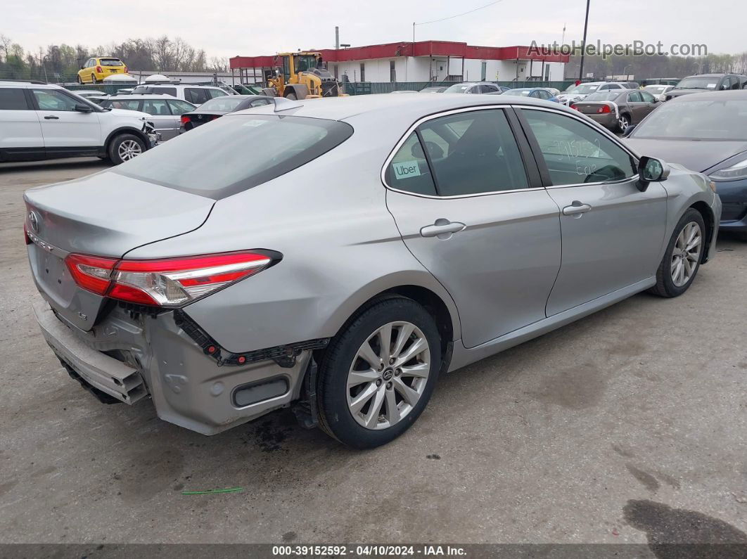 2019 Toyota Camry Le Silver vin: 4T1B11HKXKU256171