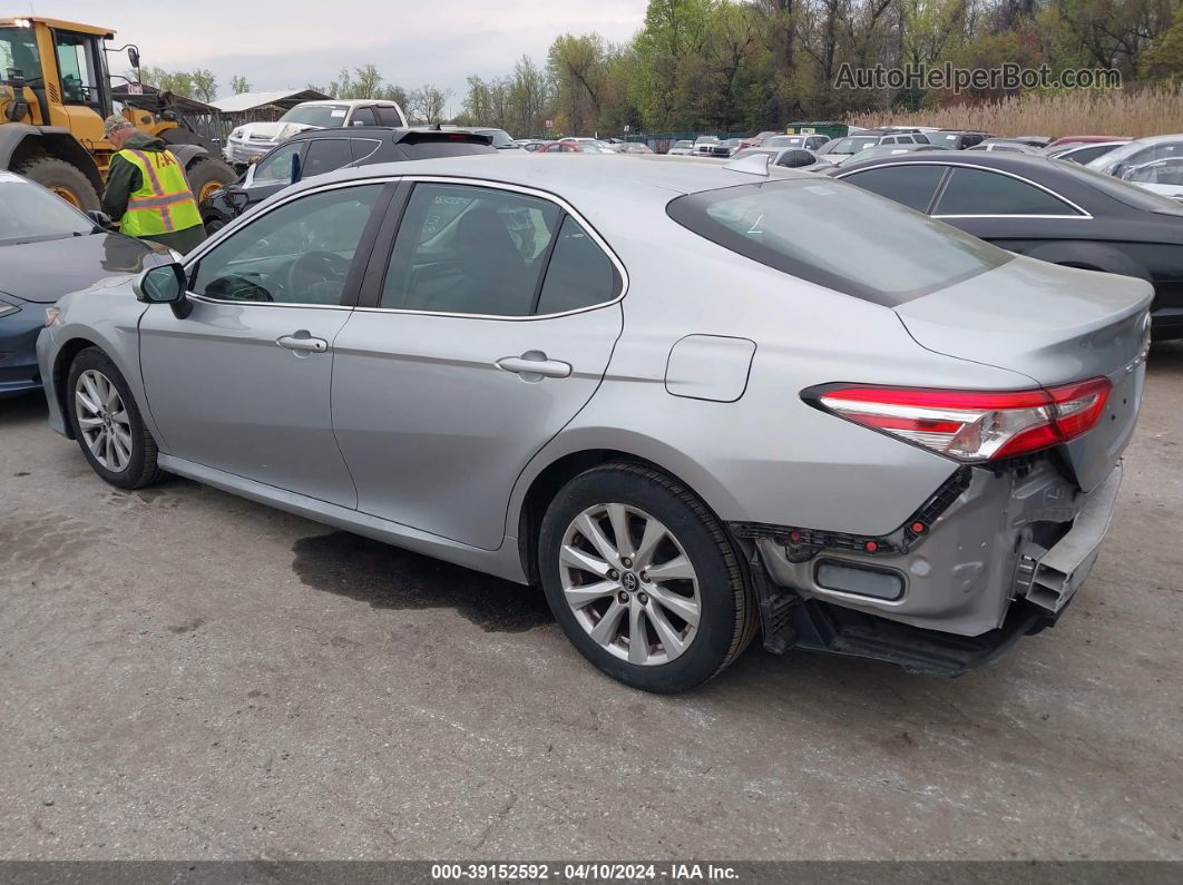 2019 Toyota Camry Le Silver vin: 4T1B11HKXKU256171