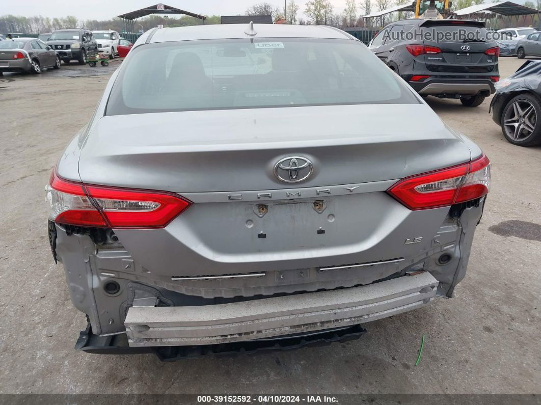 2019 Toyota Camry Le Silver vin: 4T1B11HKXKU256171